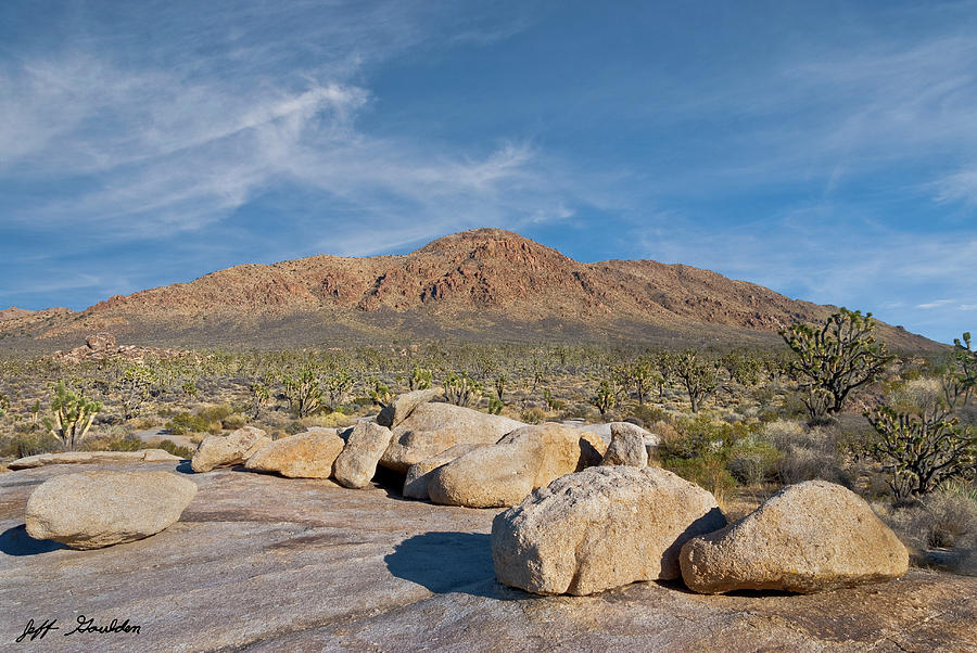 Kessler Peak in the Mojave Desert Photograph by Jeff Goulden