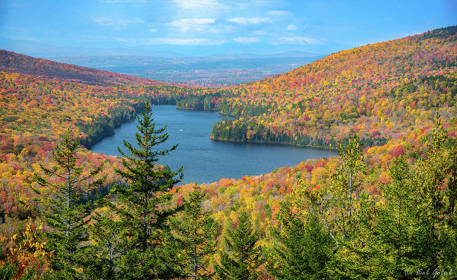 Kettle Pond From Above Photograph by Robert Golub Fine Art America