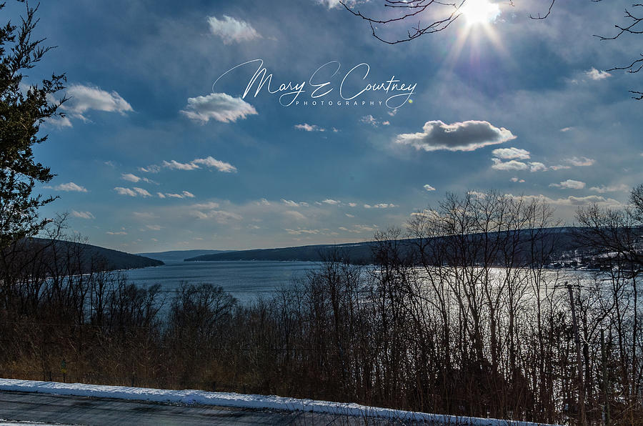 Keuka Lake in Winter Photograph by Mary Courtney