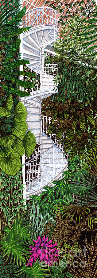 Kew Gardens Number 2, 2020 Brush Pens On Paper Painting by Charlotte Orr