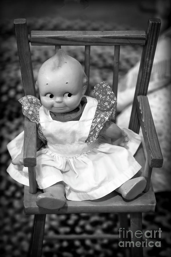 Kewpie Doll in Black and White Photograph by Carol Groenen