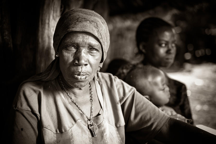 Scarf Photograph - Key .. To Life... Ethiopia by Aleksander Poniewierski