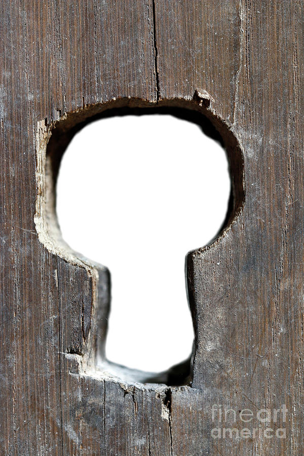 Key hole in old door Photograph by Michal Boubin