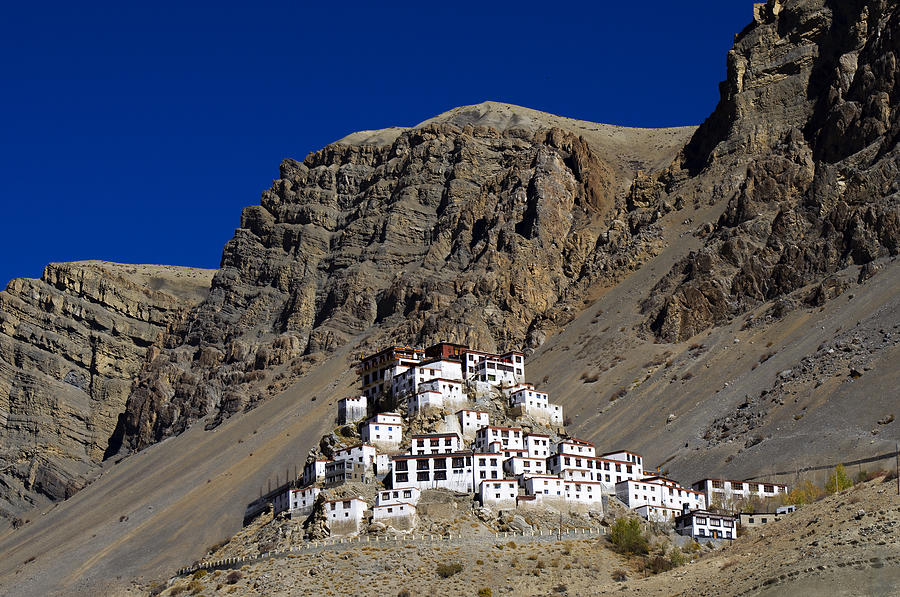 Key Monastery Photograph by Subhash Sapru