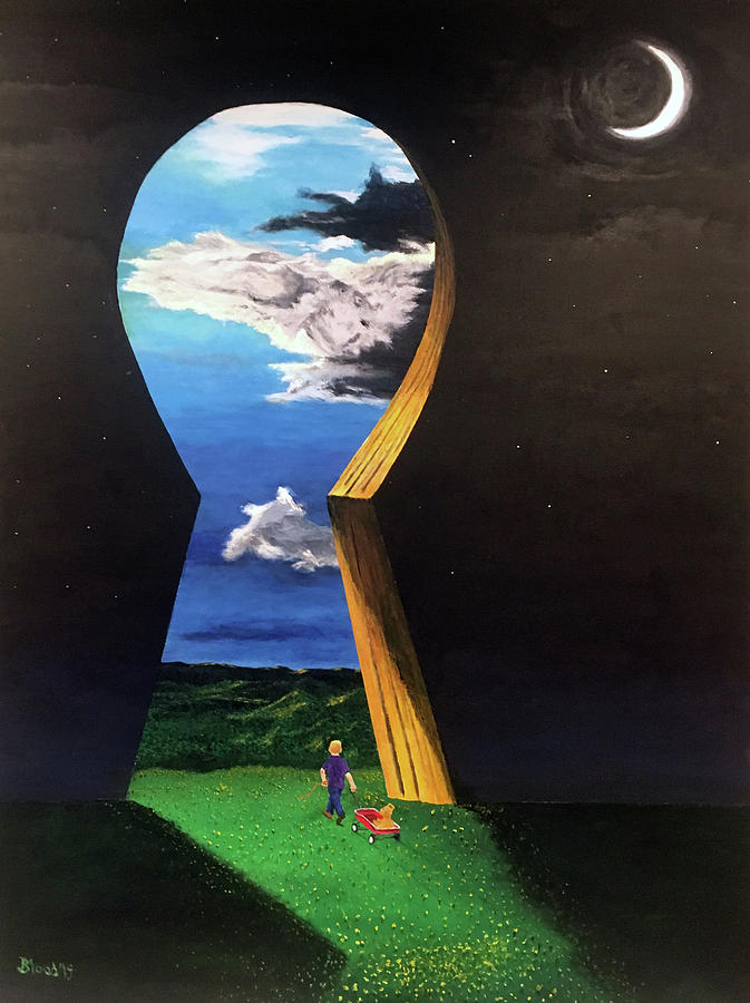 Surrealism Painting - Key To Success by Thomas Blood