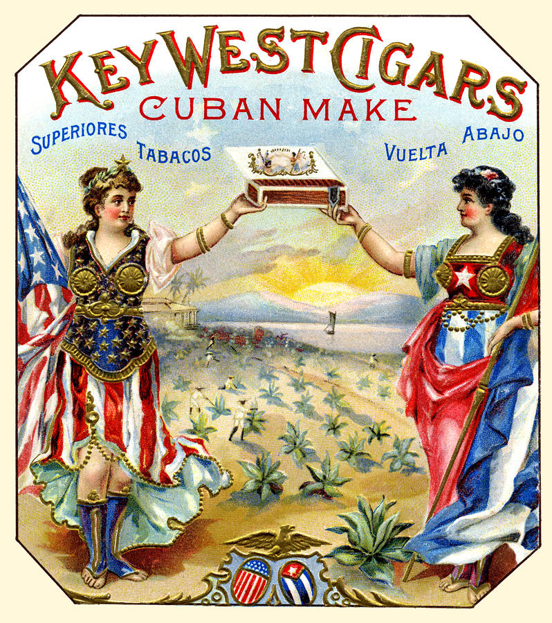 Key West Cigars Painting by Unknown