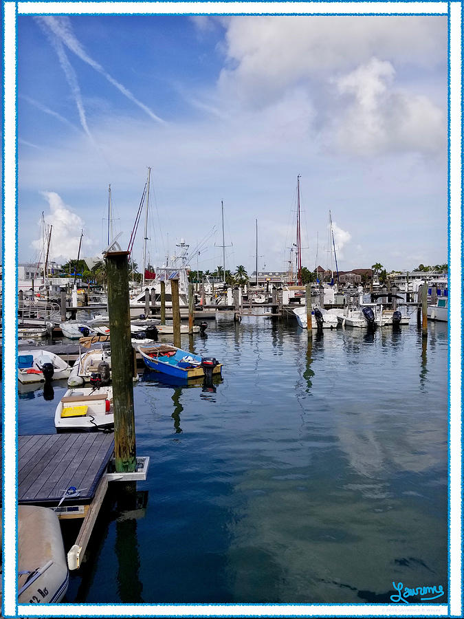 Key Photograph - Key West Harbor by Artist Laurence