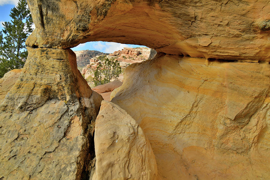 Keyhole on the East Side of Colorado National Monument Photograph by Ray Mathis