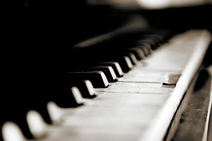 Keys Of Old Piano Photograph by Javier Sánchez