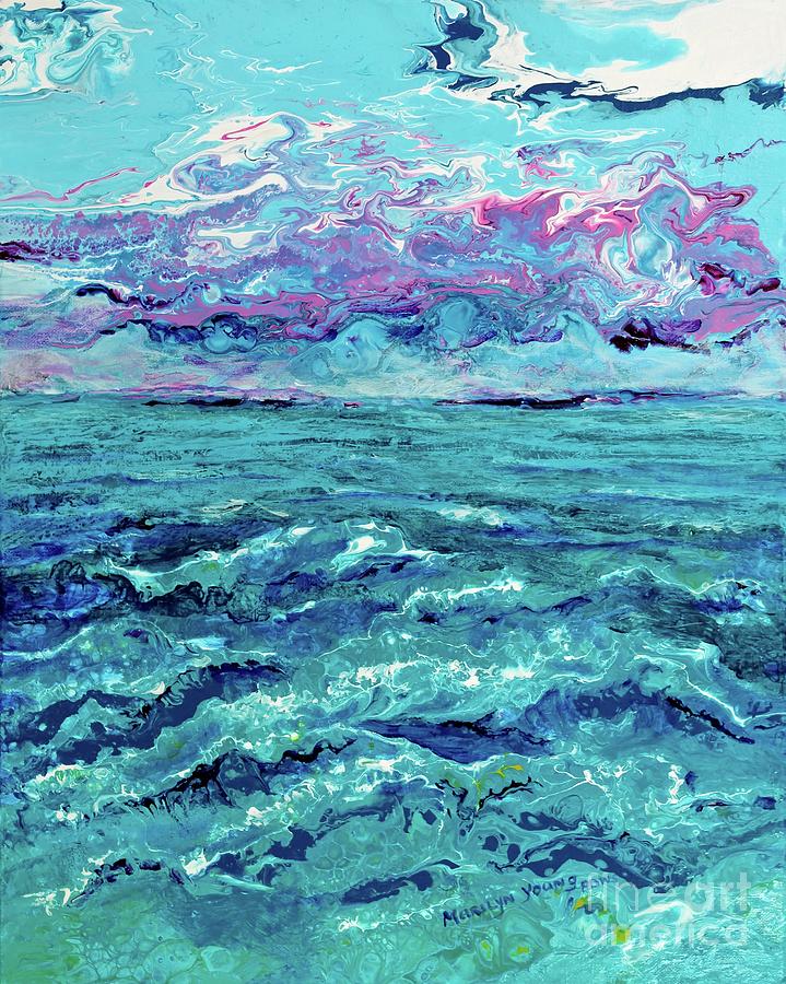 Keys Seascape Painting by Marilyn Young