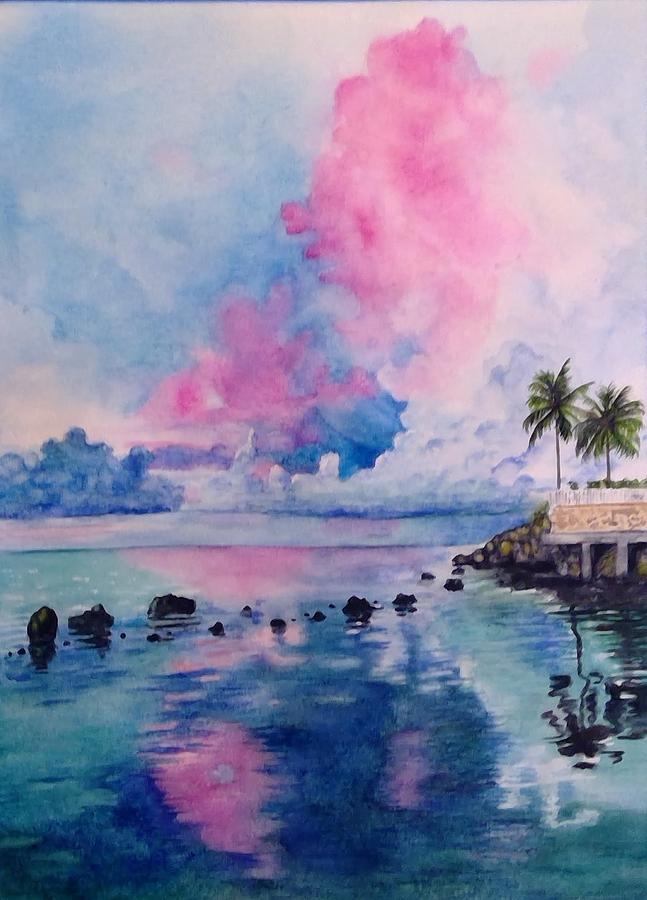 Keys Sunrise Painting by Deborah Gerhardt - Fine Art America