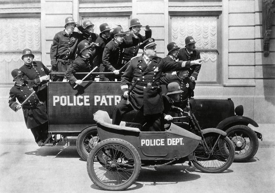 Keystone Cops Misc Titles -1944-. Photograph by Album