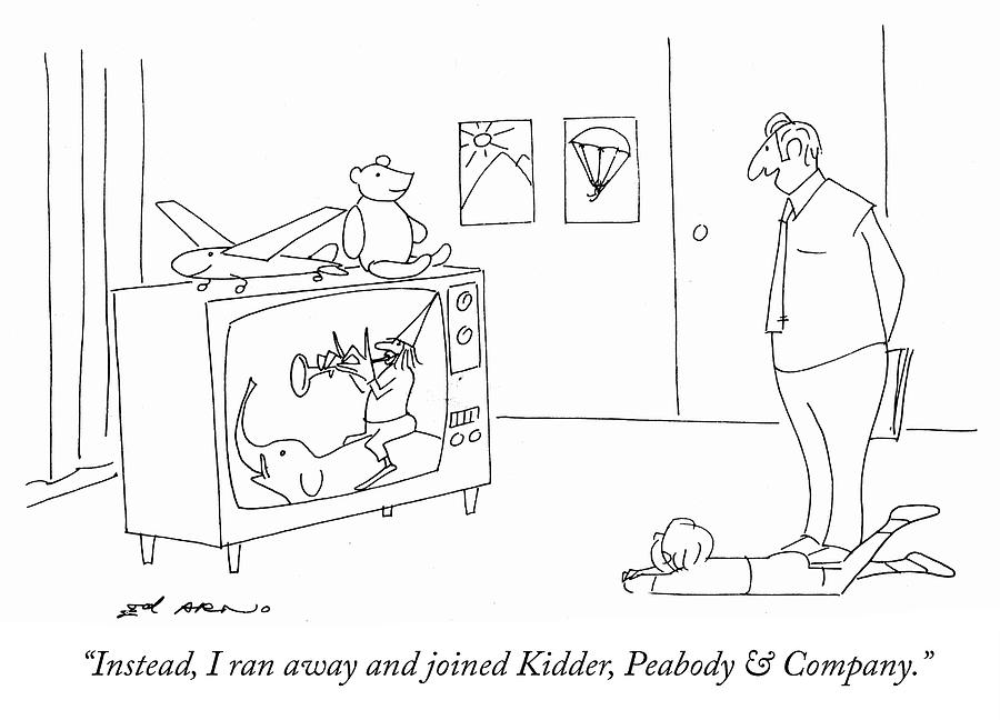 Kidder Peabody and Company Drawing by Ed Arno