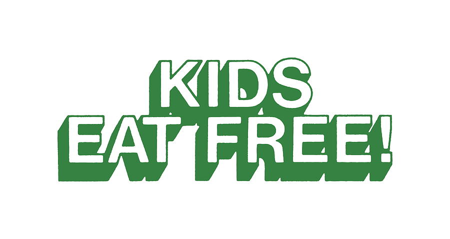 Kids eat free! Drawing by CSA Images - Fine Art America