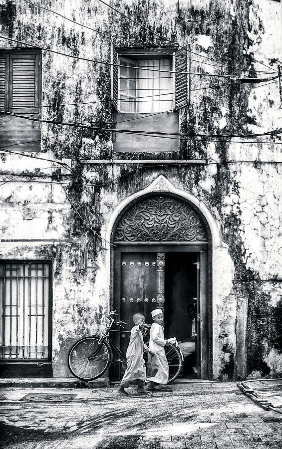 Kids walking - Stonetown Zanzibar 3620 Photograph by Neptune - Amyn Nasser Photographer Kids walking - Stonetown Zanzibar 3620 Photograph by Neptune - Amyn Nasser Photographer