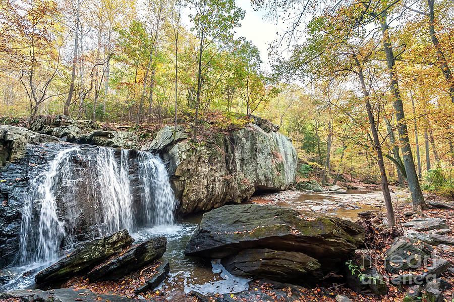 Kilgore waterfall in the Appalachian mountains in Maryland Photograph by Patrick Wolf