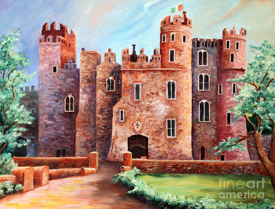 Kilkea Castle - Ireland Painting by Diane Millsap