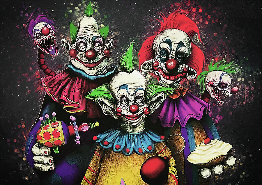 Killer Klowns From Outer Space Digital Art by Zapista OU