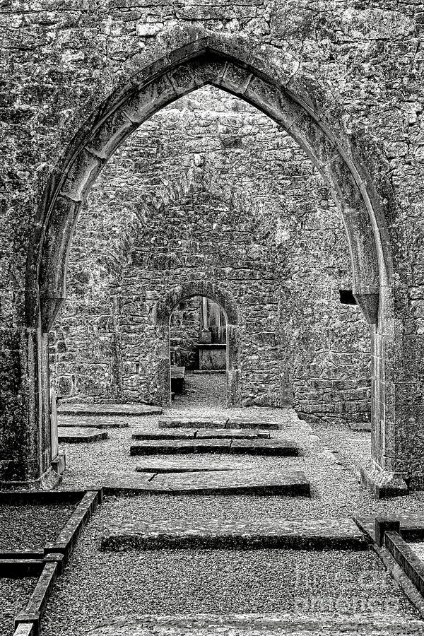 Kilmacduagh Monastery Archway Photograph by Olivier Le Queinec