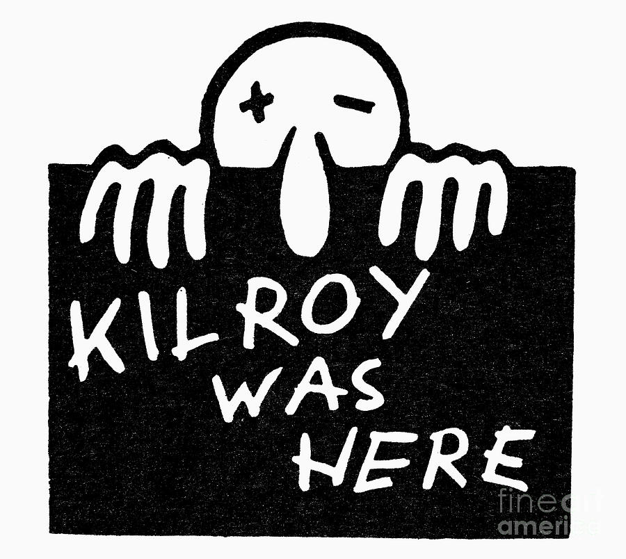 Kilroy Was Here Drawing by Granger