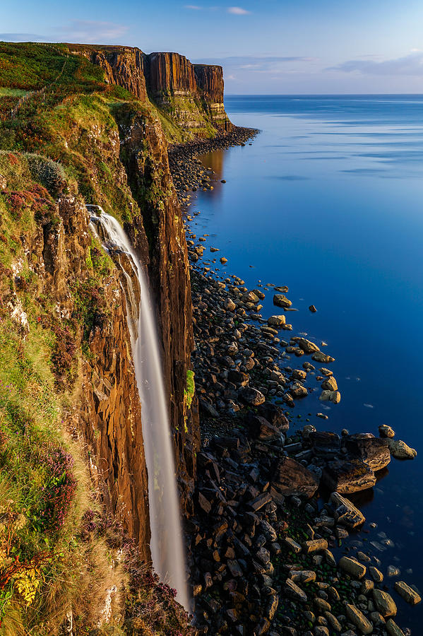Kilt Rock Waterfall In Isle Of Skye, Scotland Photograph