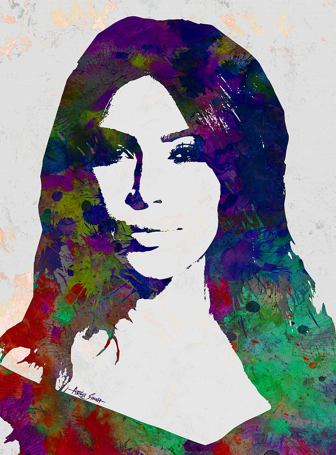 Kim Kardashian, Water Color, Artist SinGh Mixed Media by ArtGuru ...