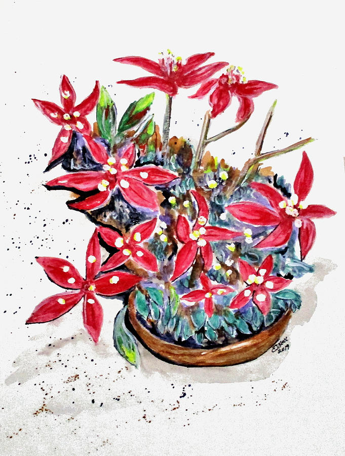 Kimberlys Botanical Painting by Clyde J Kell