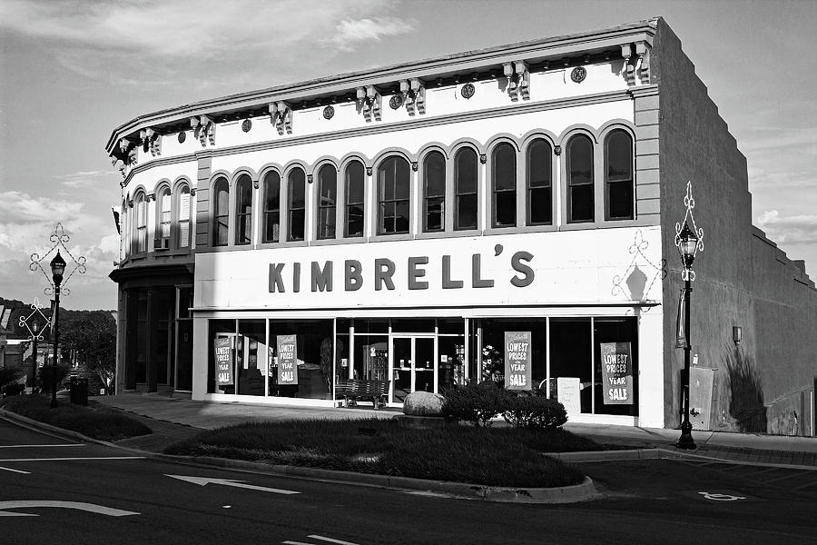 Kimbrells in Chester 10 B W 1 Photograph by Joseph C Hinson