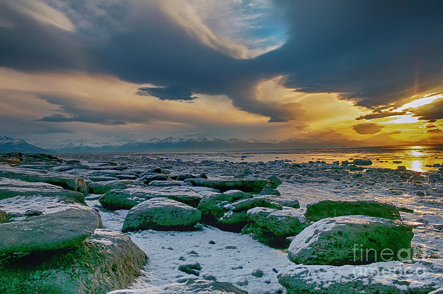 Kincaid Beach Sunset Photograph by Bernita Boyse