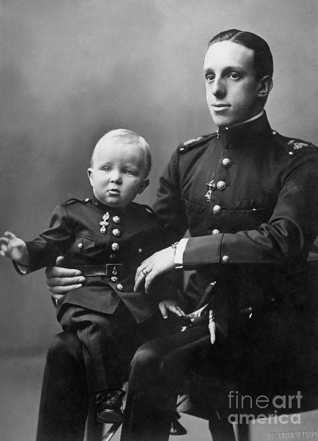 King Alfonso Of Spain With His Son Photograph by Bettmann