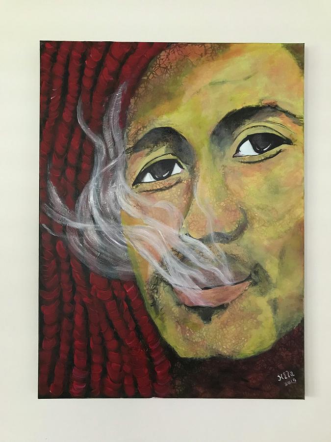 King Bob Painting by Hila Abada