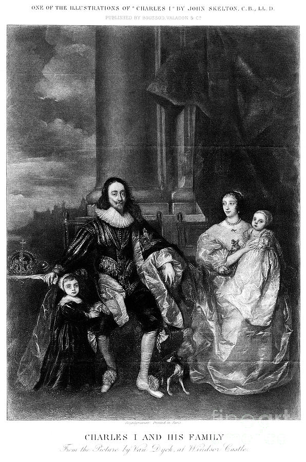 King Charles I 1600-1649 Drawing by Print Collector