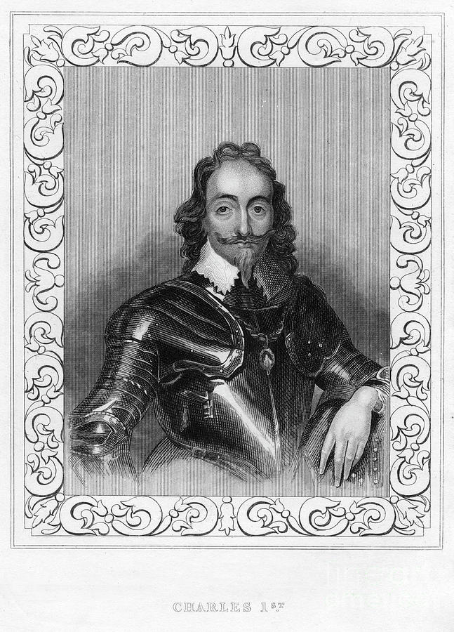 King Charles I Of England, Scotland Drawing by Print Collector