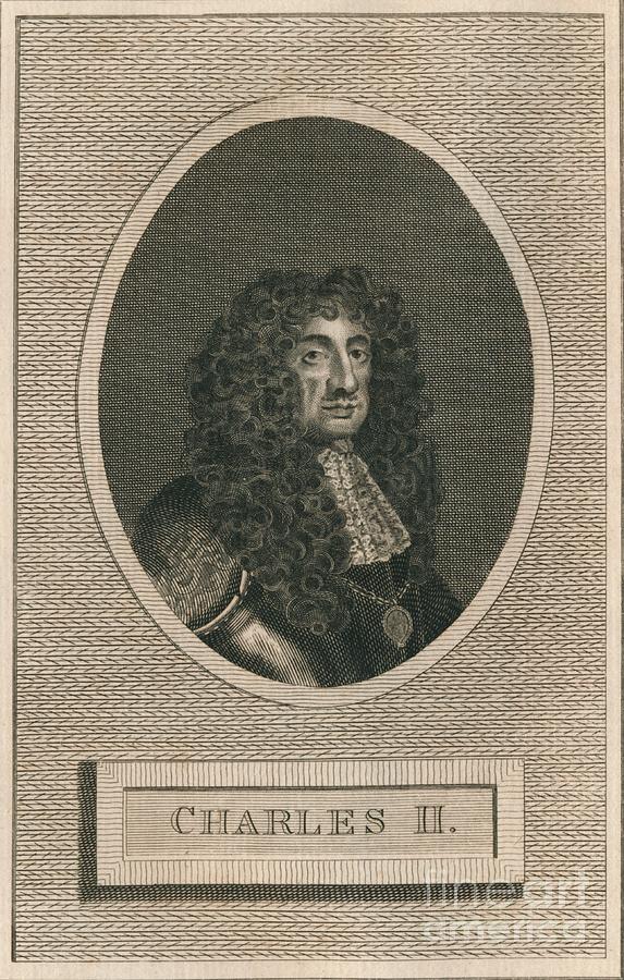 King Charles II 1793 Drawing by Print Collector