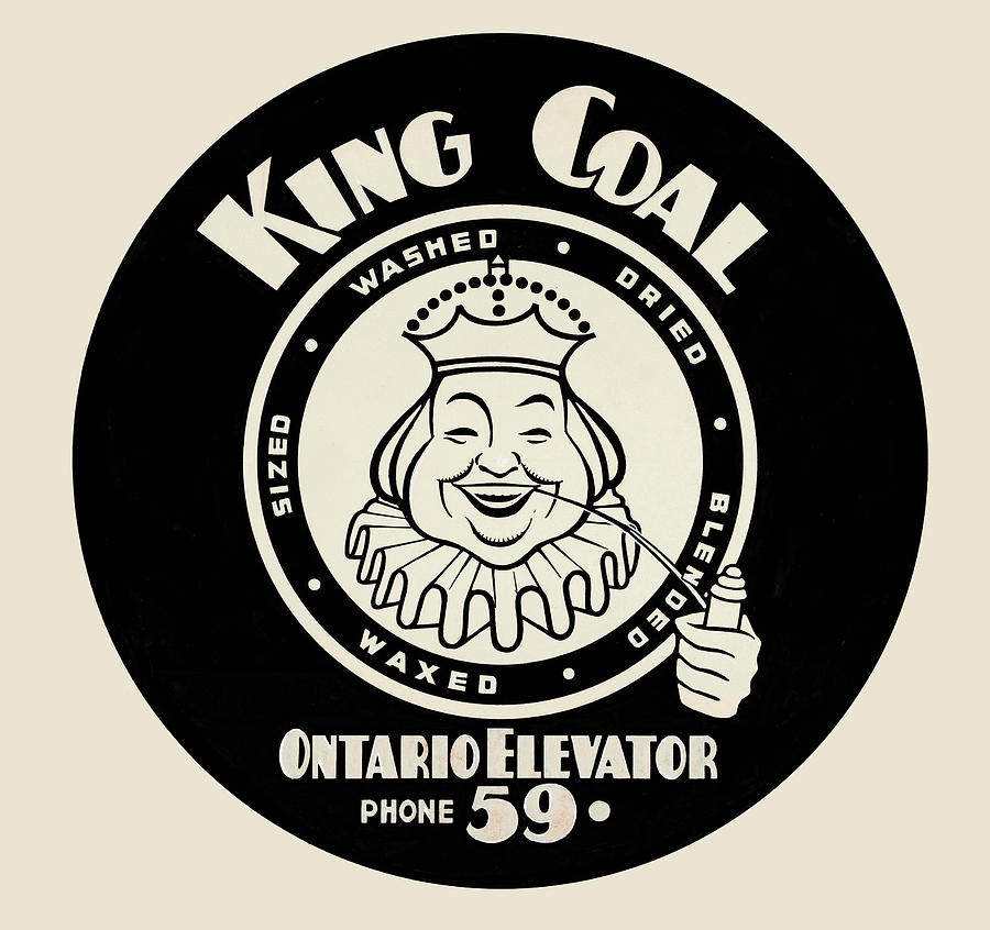 King Coal Painting by Edgar Church