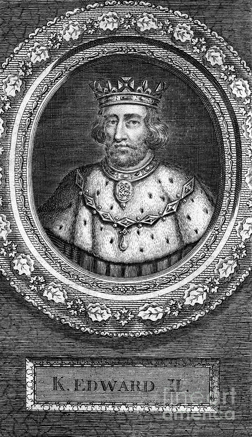 King Edward II Of England, 18th Drawing by Print Collector