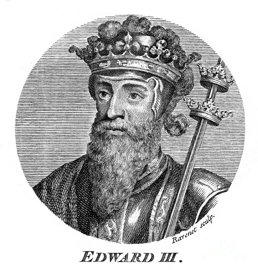 King Edward IIi Of England, 18th Drawing by Print Collector