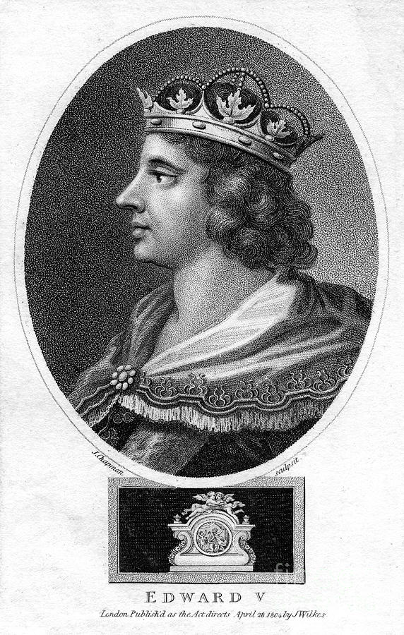 King Edward V Of England, 1804.artist J Drawing by Print Collector