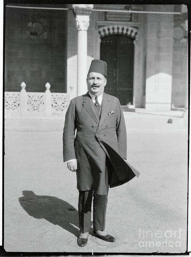 Politician Photograph - King Fouad At Palace Grounds by Bettmann