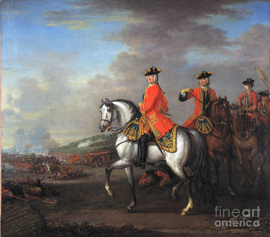 King George II Painting by John Wootton - Fine Art America