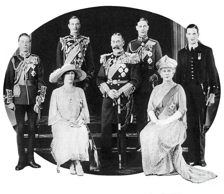 King George V And His Family, C1930s Drawing by Print Collector