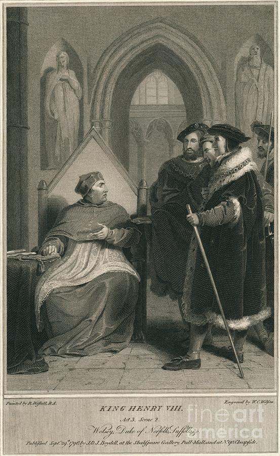 King Henry Viii. Act 3. Scene 2 Drawing by Print Collector
