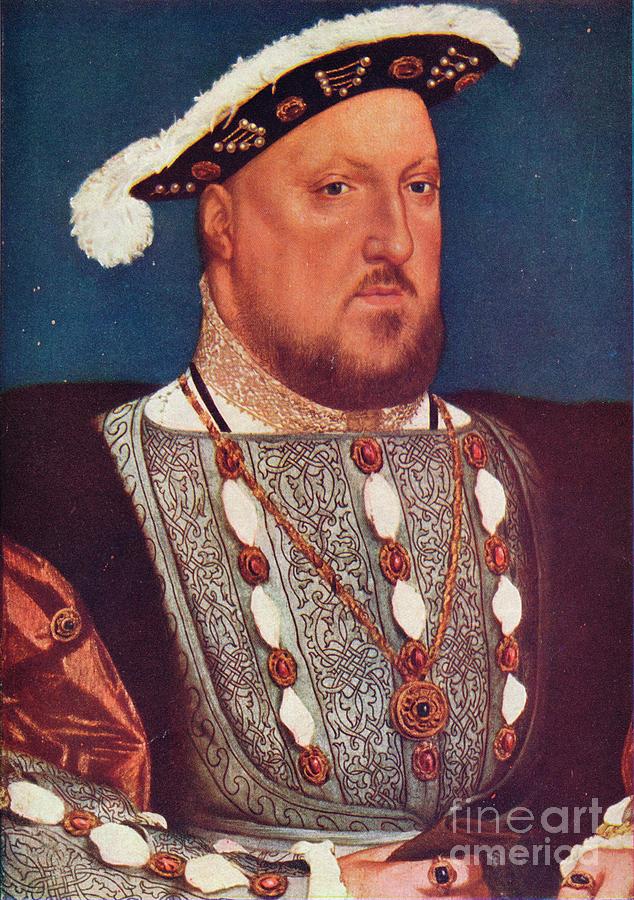 King Henry Viii, C1537 Drawing by Print Collector