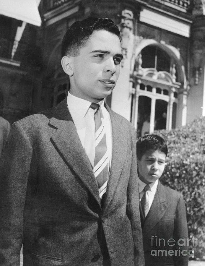 King Hussein Of Jordan With His Brother Photograph by Bettmann