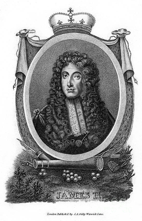 King James II Of England Drawing by Print Collector