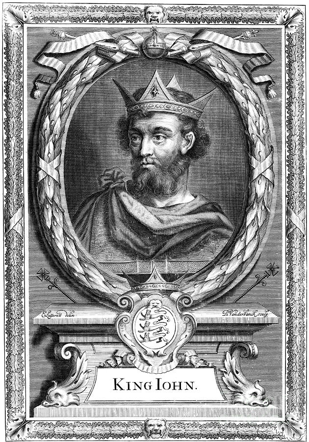 King John Of England, C17th Drawing by Print Collector