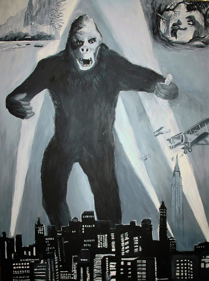King Kong Painting by Holly Stone