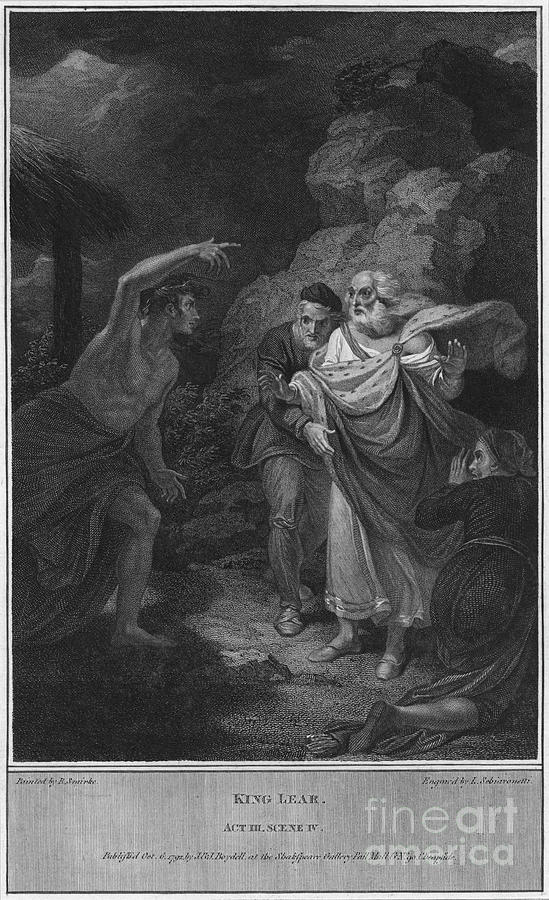 King Lear. Act IIi. Scene Iv, 1792 Drawing by Print Collector