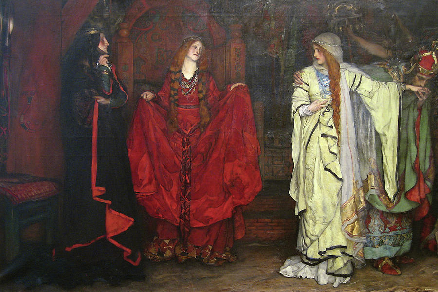 King Lear, Detail Painting by Edwin Austin Abbey