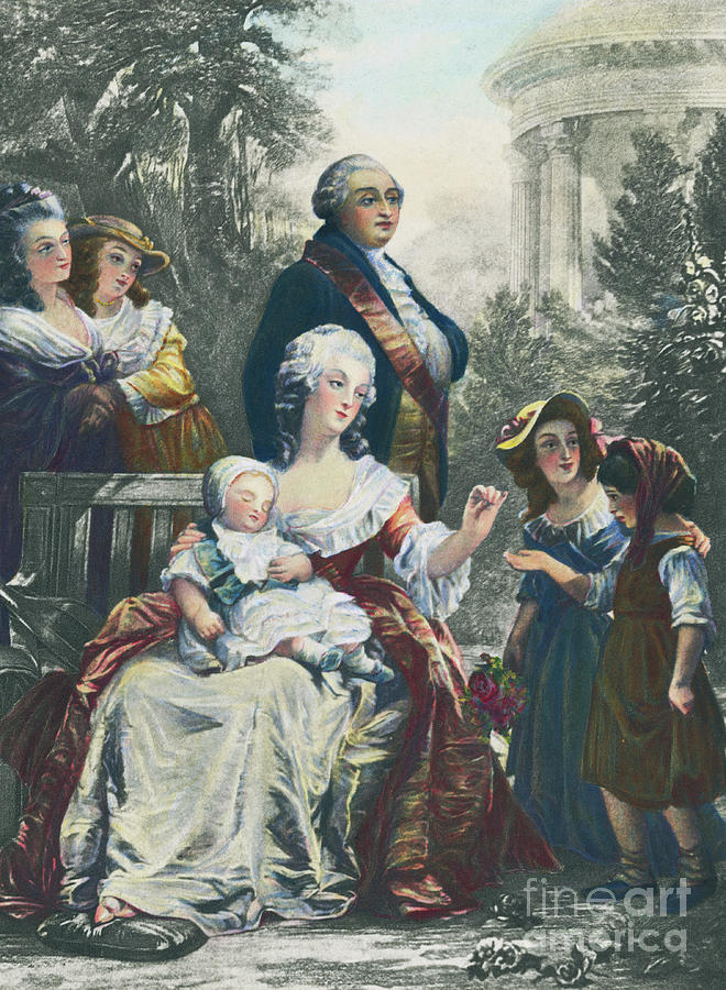 King Louis Xvi With Marie Antoinette Photograph by Bettmann